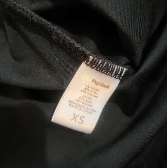 Popilush Black Off-the-Shoulder Shapewear Tummy Control Maxi Dress Size XS - Picture 10 of 11